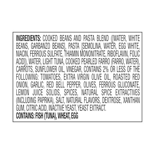 Image of StarKist Smart Bowls Mediterranean Style Tuna, 4.5oz Pouch, 12-pack | Features Pasta and Beans, Wild Caught Light Tuna, No Draining, Ready to Eat