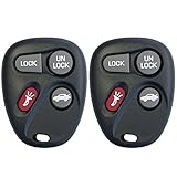 Keyless2Go Keyless Entry Remote Car Key Fob for Select Vehicles that use 10443537 KOBLEAR1XT Remote (2 Pack)