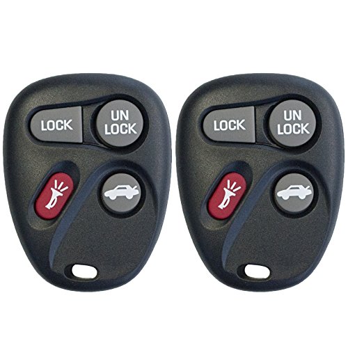 Keyless2Go Replacement for Keyless Entry Remote Car Key Fob for Select Vehicles That use 10443537 KOBLEAR1XT Remote (2 Pack)