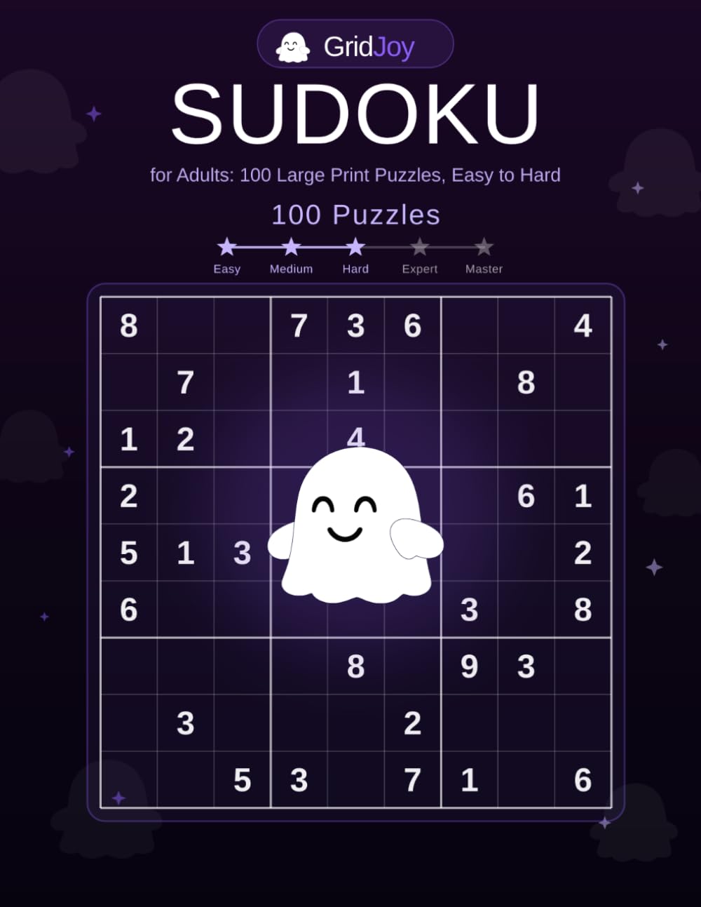 Sudoku for Adults: 100 Large Print Puzzles, Easy to Hard