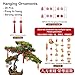 68PCS Chinese New Year Decoration, 2024 Lunar New Year Decor Red Paper Lanterns Felt Lucky Hanging Ornaments Chinese Fu Character Window Decor Chinese Couplets for Spring Festival Party Décor