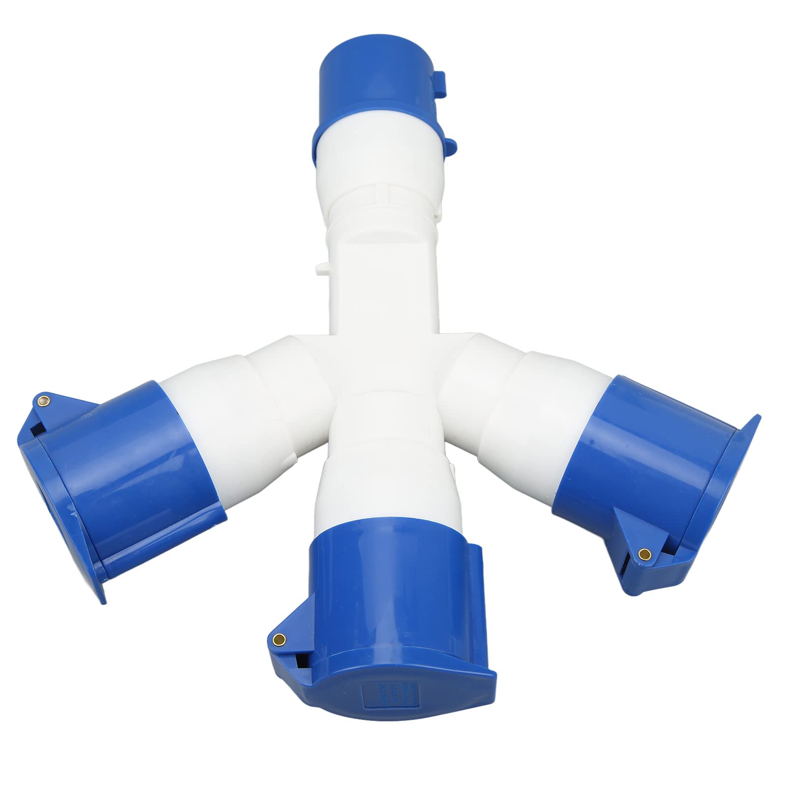 Industrial Site Plug, 220‑250V 32A PA66 Insulated Housing Versatile Strong Conductivity Waterproof Industrial Site Socket for Outdoor for Agriculture-image-45