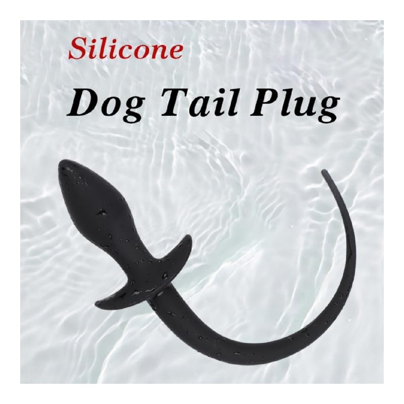 Male Noir Chien Queue en Forme De Fesses EntraîNeur, Adapté Aux Sports D'IntéRieur, Couple Cadeau - D17