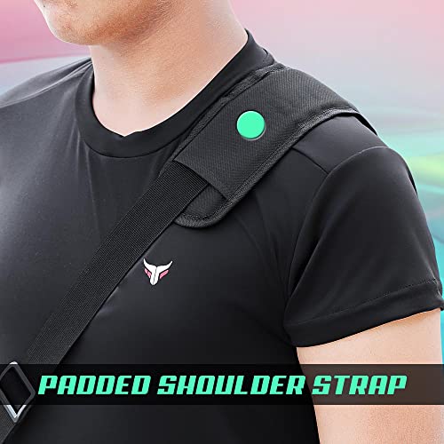 Mytra Fusion Kit Bag - Duffle Bag with Adjustable Shoulder Strap Gym Bag for Men & Women Travel, Weekend, Sports Bag (Black/Red)4