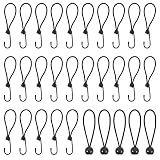 30 Stück Spanngummi Expander,18cm [25x Spanngummi mit Haken+5X Planenspanner mit Kugel] als Expanderhalter Gummispanner Spannhaken Expanderschlingen Zeltgummis Befestigung