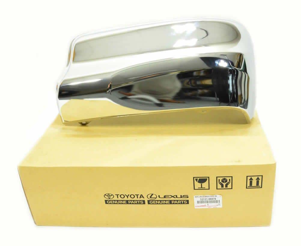 Pare-chocs arrière droit Toyota Hilux 2015-20 chrome carrosserie rechange 52151-0K070