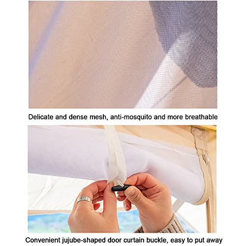Carpa para camping impermeable 5-8 personas con doble puerta miniatura 6