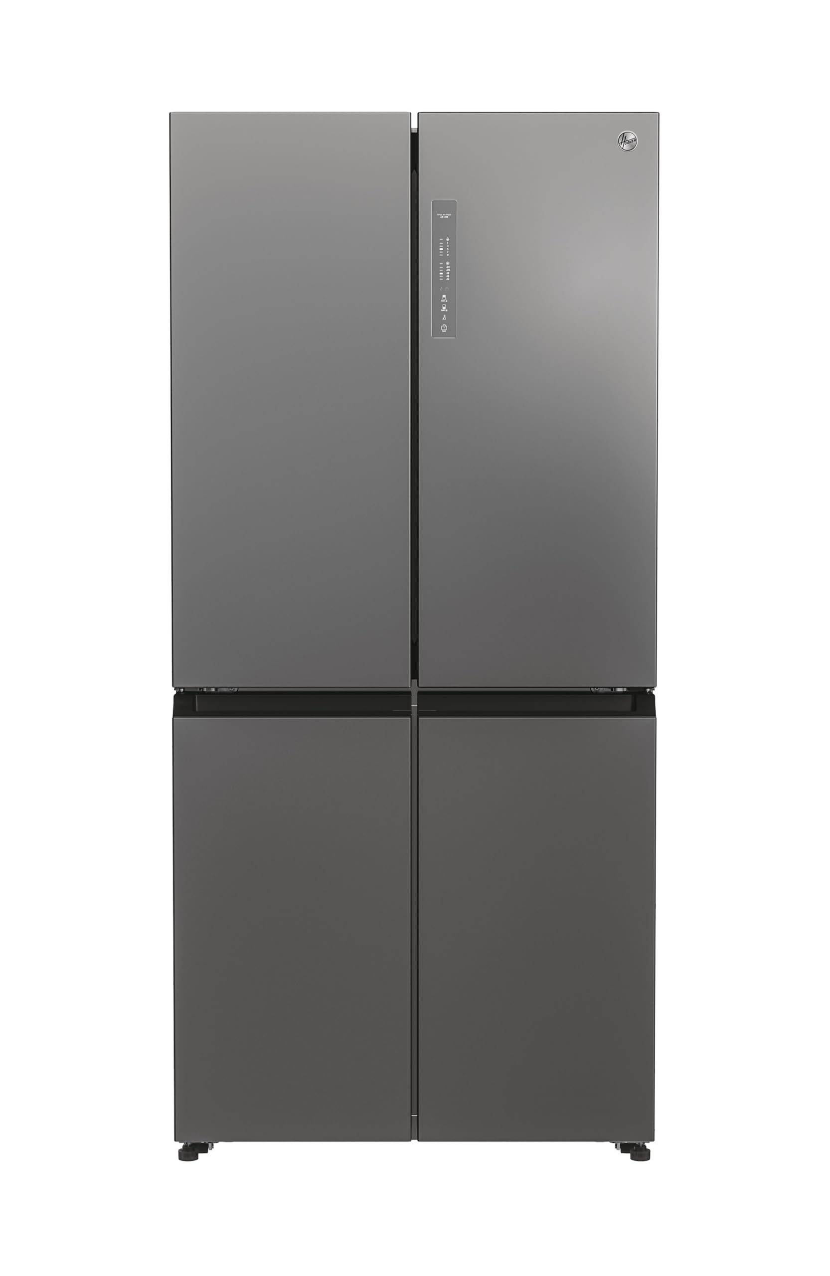 Hoover American Fridge Freezer - Inox - E Rated Silver