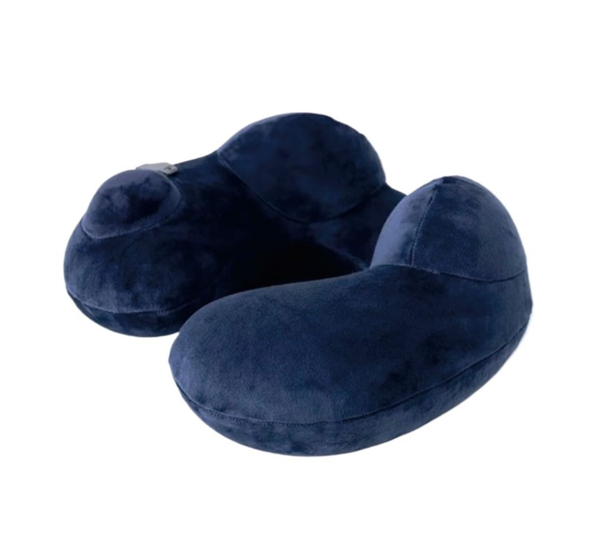 Nackenkissen Auto Nackenkissen Reise Tragbares, Selbstaufblasendes Reisekissen Aus Plüsch, Luftkissen Für Den Nacken, Flugzeugkissen Travel Essentials(Dark Blue)