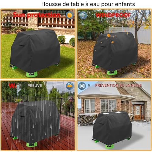 Housse de table d'eau imperméable et anti-UV pour extérieur - 5