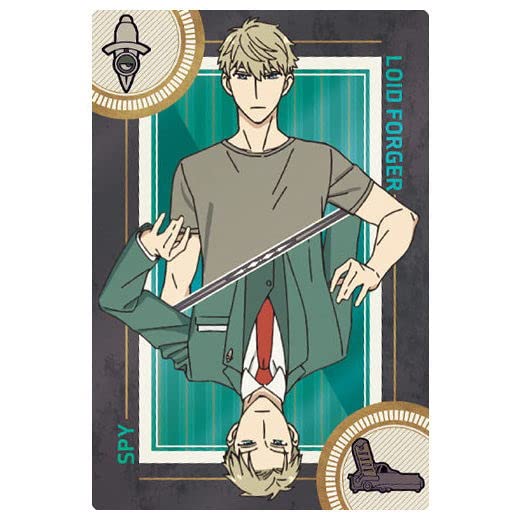 SPY x FAMILY Wafers [1. Character Card 1: Lloyd Forger) (single item) *Card only, sweets not included