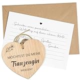 CONTRAXT Trauzeugin Geschenk: Willst Du Meine Trauzeugin Sein Originelle Geschenkideen und Dankeschön