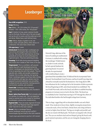 Meet The Breeds, 5Th Edition: A Guide To 198 Akc Breeds (Companionhouse Books) Over 300 Photos, Breed Descriptions, Size, Temperament, Color, Coat, Exercise And Grooming Requirements, Origin, And More #TOP7