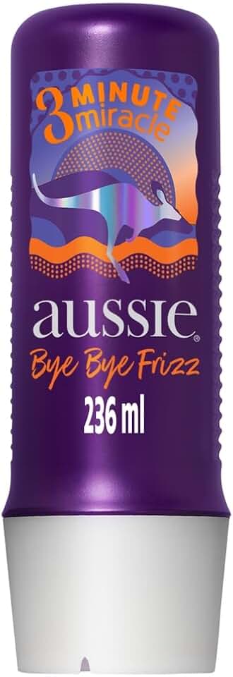 Tratamento Aussie Bye Bye Frizz 3 Minute Miracle Óleo De Jojoba e Babosa Australiana 236ml, Aussie