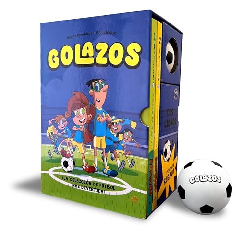 Estuche Golazos: 2 libros + pelota: Fantástico estuche para regalar con los dos primeros libros de «Golazos» y una pelota