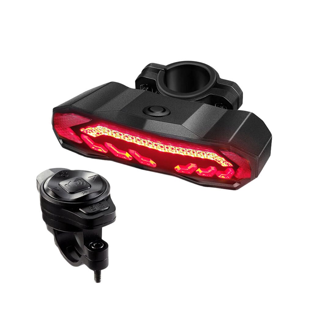 Luz Trasera Ligera para Bicicleta, permanece Visible y Segura en Bicicleta ABS con batería, luz Trasera para, para Alarma de de