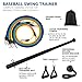 JUJINGYANG Baseball Swing Training Aid with 5 Adjustable Resistance Bands, Batting Practice Equipment for Speed and Mechanics, All Ages