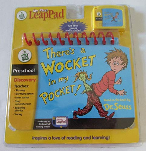 Leap Frog: There's a Wocket in my Pocket! Preschool Discovery Educational Booklet and Cartridge for My First LeapPad Learning System - System NOT included