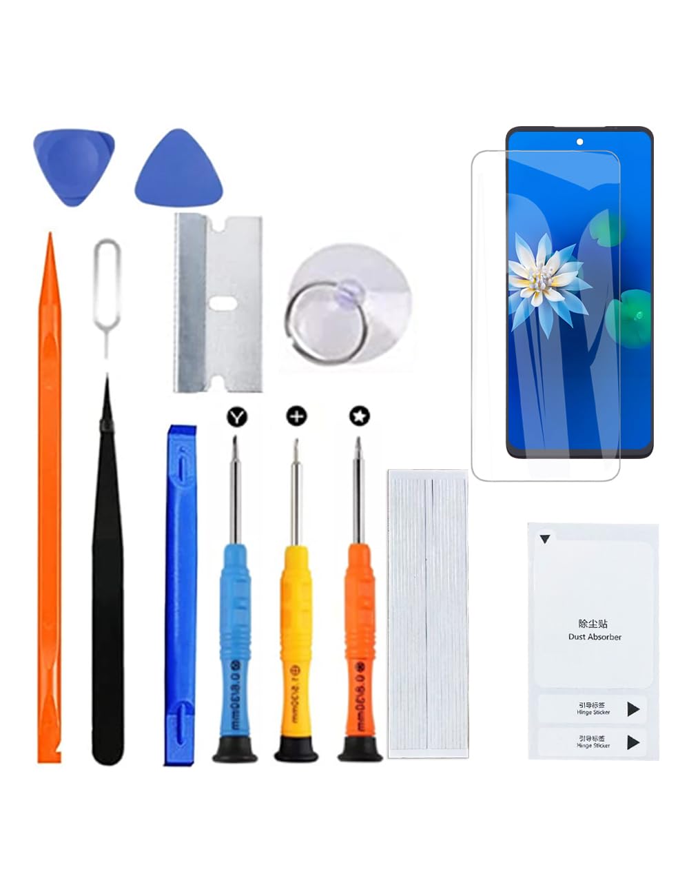 H&LYCYJ Schermo display per Moto G04/G04s/G24 XT2421-2 XT2421-3 XT2421-8 XT2423-1 LCD di ricambio con kit