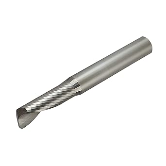 LMT Onsrud 63-625 Solid Carbide Upcut Spiral O Flute Cutting Tool, Inch, Uncoated (Bright) Finish, 22 Degree Helix, 1 Flute, 3. 0000 Overall Length, 0. 3750 Cutting Diameter, 0. 3750 Shank Diameter