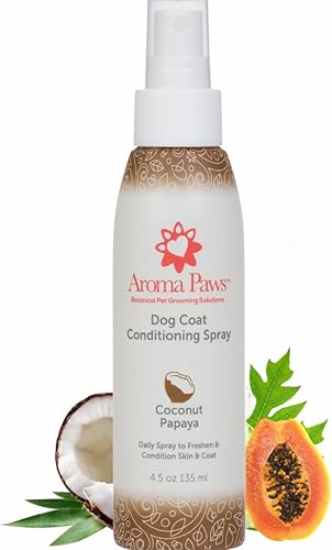 Aroma Paws Spray acondicionador para perros Spray desenredante apto para mascotas con aceites esenciales naturales para perros Spray diario para