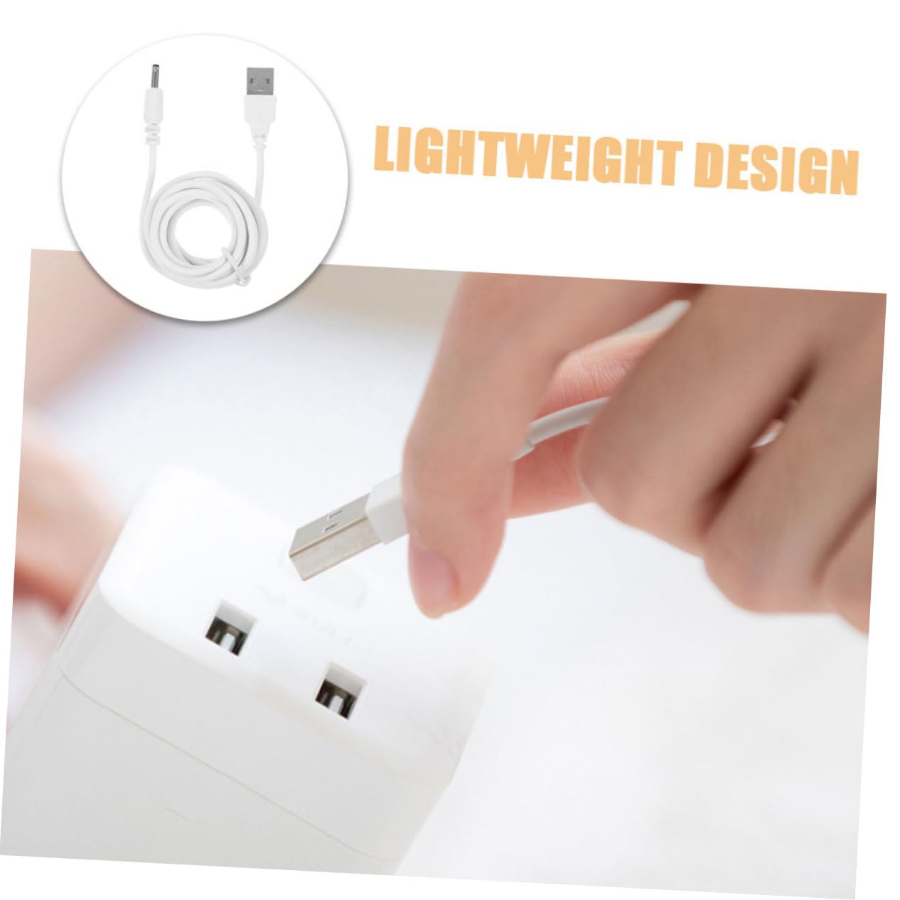 Cabilock 5 Set Cavo Di Ricarica Da Usb A Caricatore C Cavo Carica Cavousb Adattatore Da Usb A Cavi Di Ricarica Rame Bianca 4 Pezzi*5