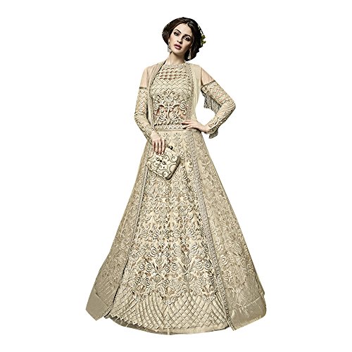 Mariée Salwar Kameez indienne musulmane - Robe Anarkali longue de fête et cérémonie pakistanaise