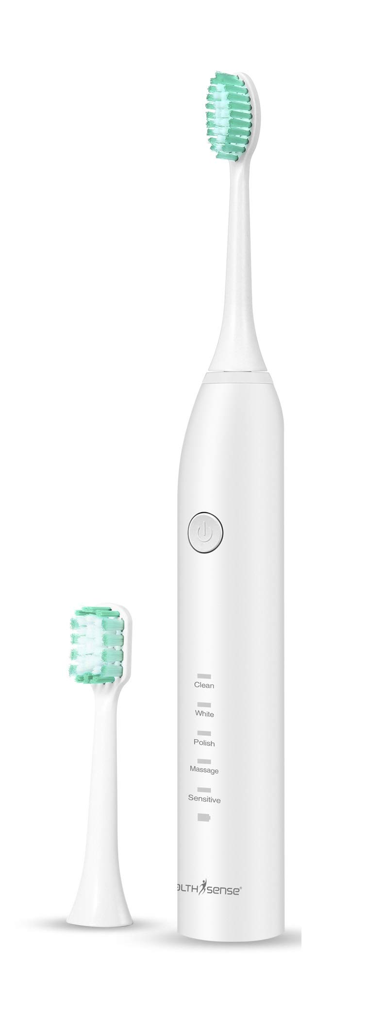 HealthSenseElectric Toothbrush with Sonic Technology, Extra Head & Dust Cover, IPX7 Waterproof, 5 Dynamic Cleaning Modes, One Year Warranty (Clean-Care ET 720)