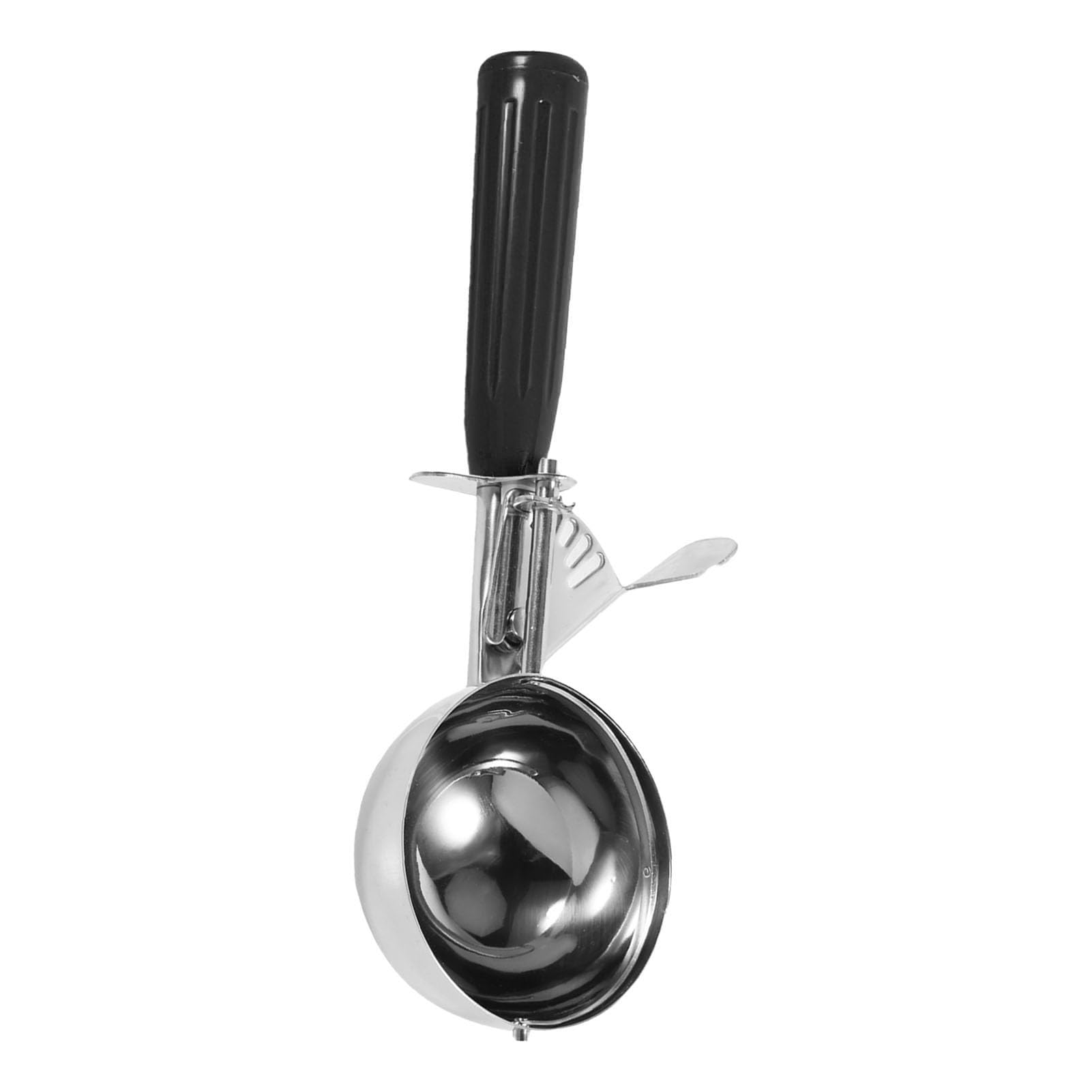 Yctze Cuillère à Crème Glacée en Acier Inoxydable avec Poignée Antidérapante pour la Maison et les Magasins de Desserts, Outil de Cuisine Durable et Pratique, 1 Pièce (4,7 cm)