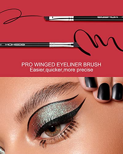 Eyeliner Brush, EIGSHOW Precision Eye Liner Makeup Brush, Angled Eyeliner Brush, Ultra Thin Slanted Flat Angle, Cruelty-Free Synthetic Bristles, Great for Pros & Beginners - Image 4