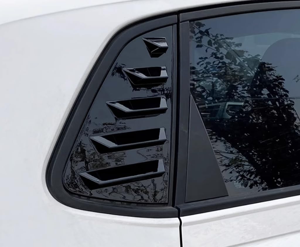 New Protective Rear Window Covers Compatible with VW POLO 2019-2023 (Black)