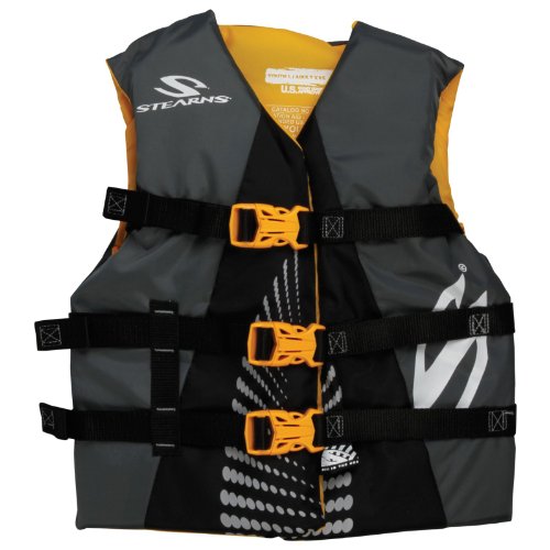 Stearns Youth Extra Long Watersports Vest, X-Large, Gold