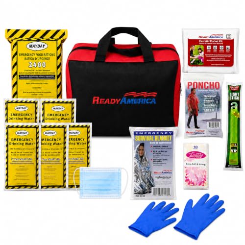Ready America 70080 1-Person 3-Day Emergency Tote