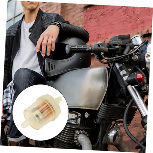 Mikinona 10 Peças Filtros De Motocicleta Substituição Filtro De Gás Líquido Plástico Amarelo Motor L