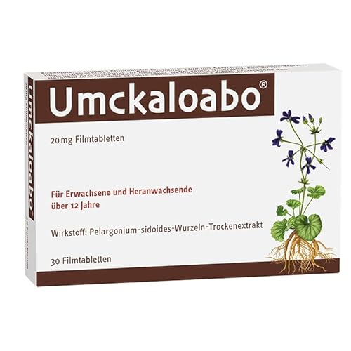 Umckaloabo 20 mg Filmtabletten, 30 St. Tabletten Cover