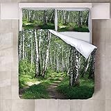 1.Tamaño estándar - Funda de edredón doble / 200x200cm x 1 y funda de almohada de 50x75cm x 2