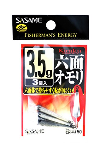 ささめ針(SASAME) SAT50 鬼楽六面オモリ 3.5g