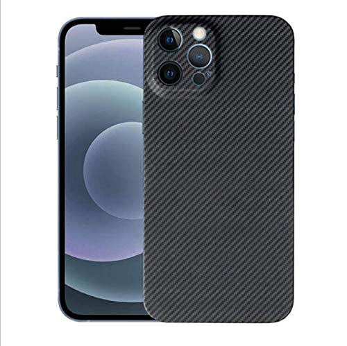Coque en fibre de carbone véritable iPhone 12 : protection antichoc et anti-rayures fine