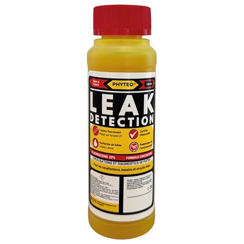 Détecteur de Fuite d'Eau 140 ml avec Fluorescéine | Recherche