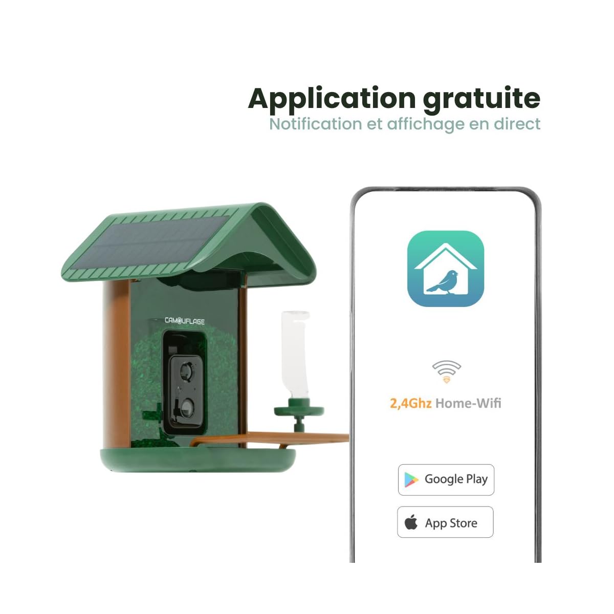 Camouflage - EZ Birdfeed Smart Futterstation