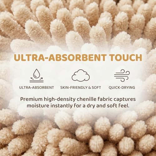 Cute Dog Chenille Hand Towel, Chenille Dog Towel, Puppy Shaped Hand Towels, Super Absorbent Fuzzy Ball Towels, Microfiber Puppy Hand Drying Puff for Pet Lovers Washstand Bathroom Kitchen Decor (G)