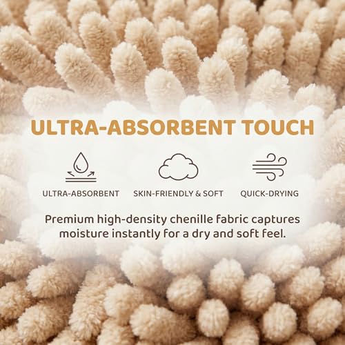 Cute Dog Chenille Hand Towel, Chenille Dog Towel, Puppy Shaped Hand Towels, Super Absorbent Fuzzy Ball Towels, Microfiber Puppy Hand Drying Puff for Pet Lovers Washstand Bathroom Kitchen Decor (G)