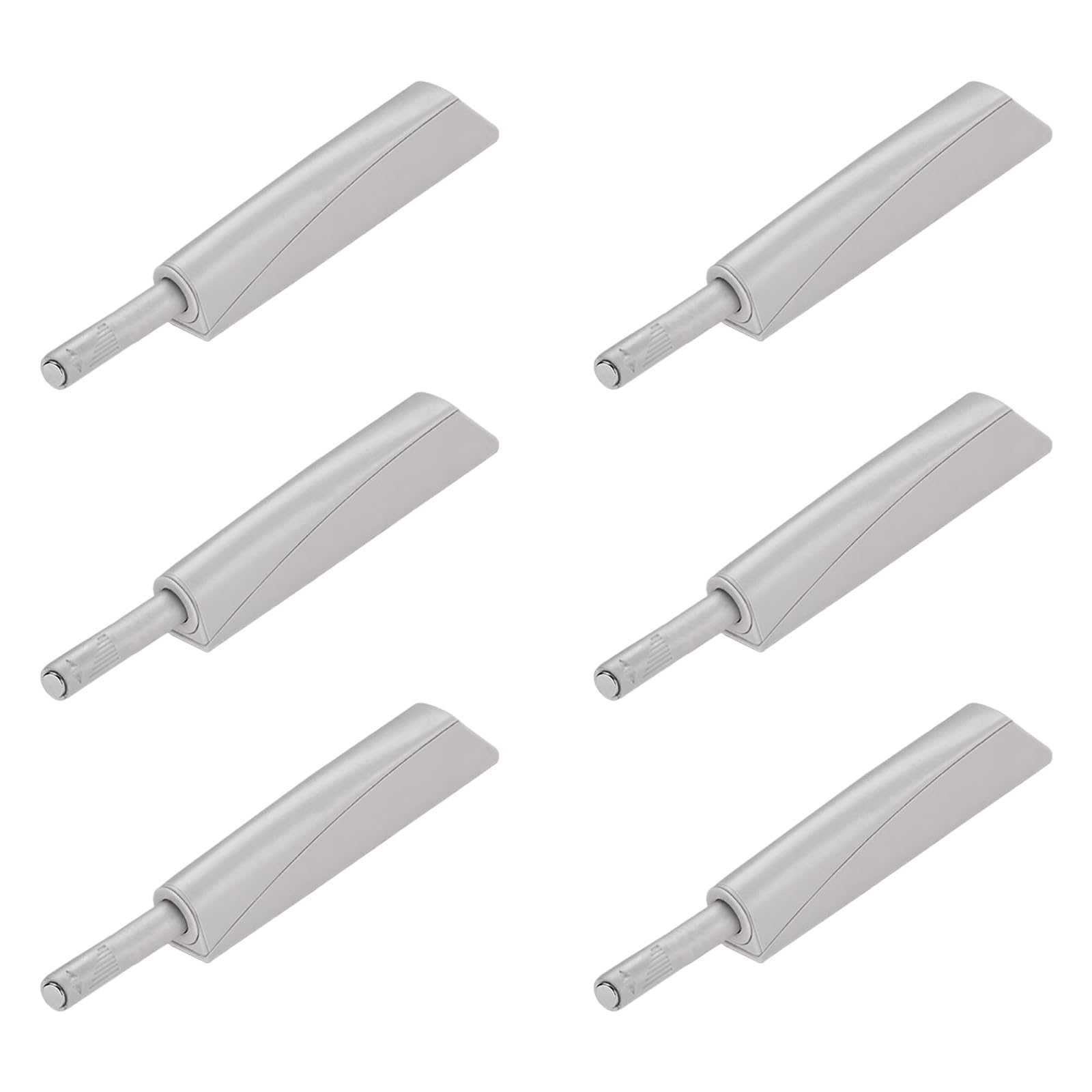 6Pcs Drawer Rebounders Push Cabinet Door Latches Door Bouncer Damper Buffer Press Rebounds Device Cabinet Touch Latches