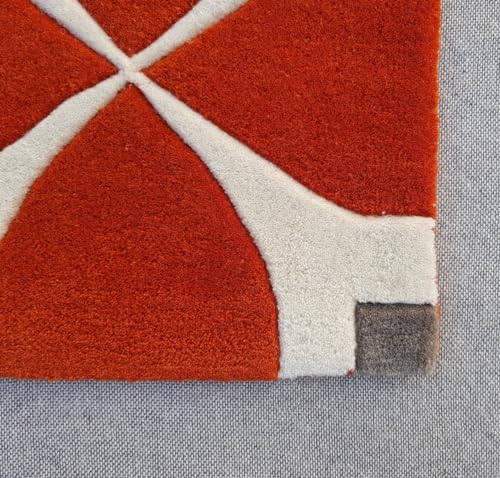 Image of Soft Pure Woolen Modern Collection Tufted Carpet for Living Room,Bedroom'Kitchen and Hall (6 X 8) Feet