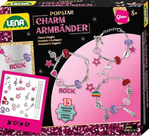 Lena 42728 Charm Armbänder Popstar, Faltschachtel, Mehrfarbig