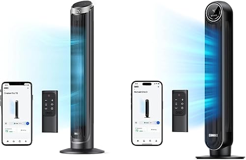 Dreo Paquete de ventilador de torre inteligente para dormitorios