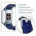 KingAcc Compatible Replacement Bands for Fitbit Ionic, Soft Silicone Fitbit Ionic Band with Metal Buckle Fitness Wristband Strap Women Men (10-Pack, 10 Colors, Large)