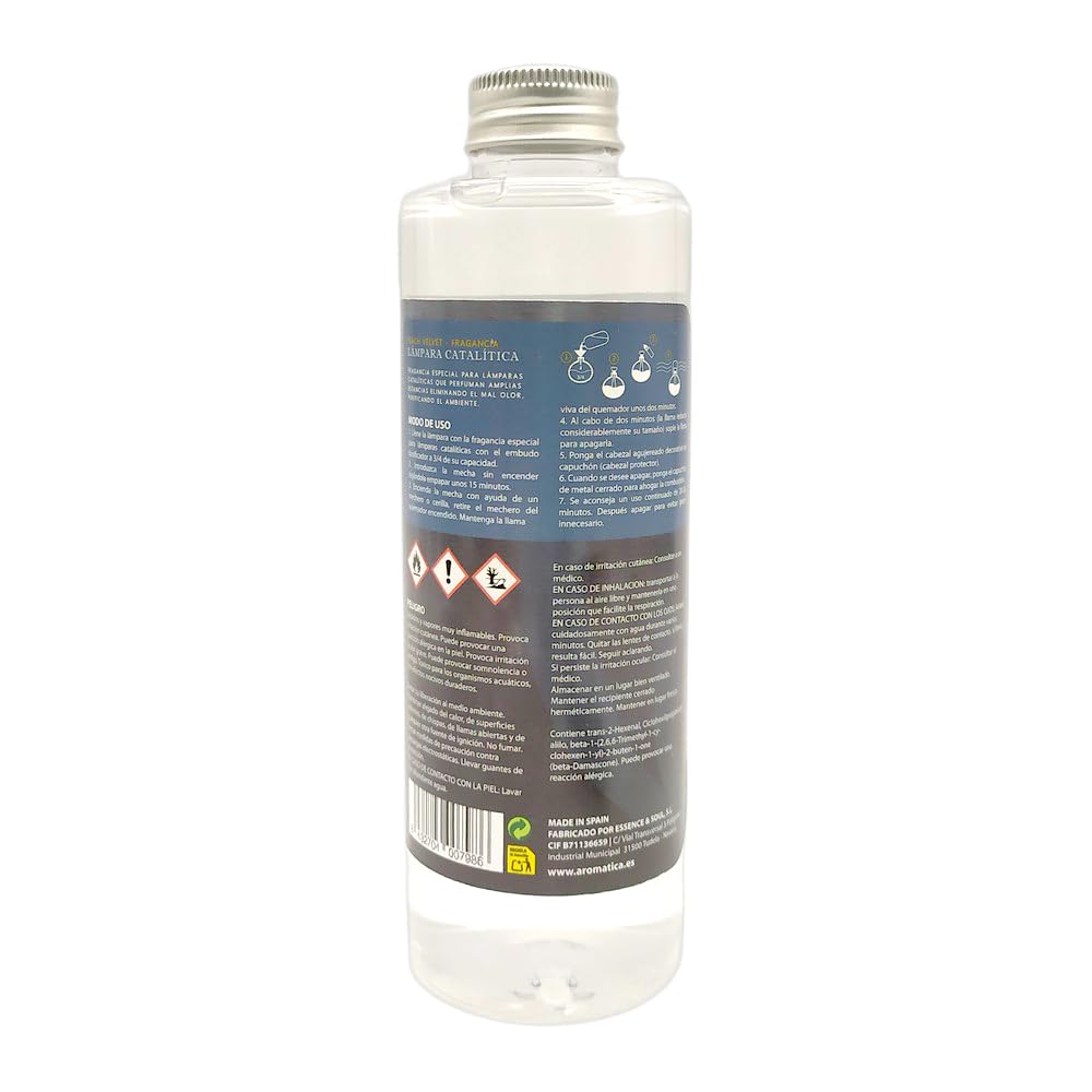 Pack Ahorro Lámpara Catalítica Mosaico Dorado + Fragancia Aroma Peach Velvet 200ml. Elimina malos olores e impurezas, perfuma y limpia.