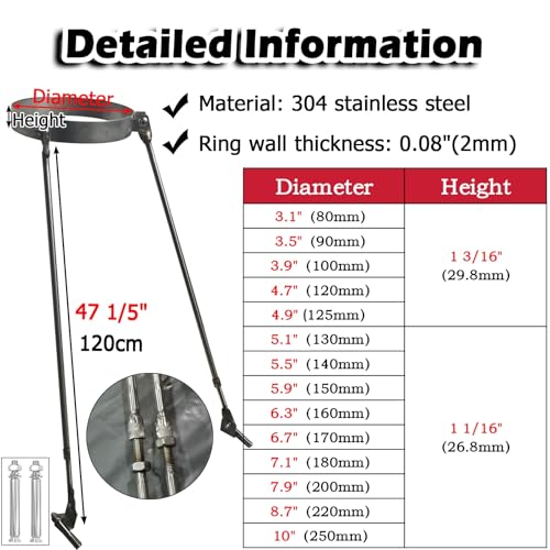 Soporte de chimenea para techo y suelo con resistencia térmica de 9 pulgadas 7