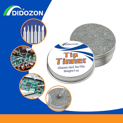 Image of Tip Tinner, Soldering Iron Tip Cleaner and Re-Tinning Solution, 2 oz